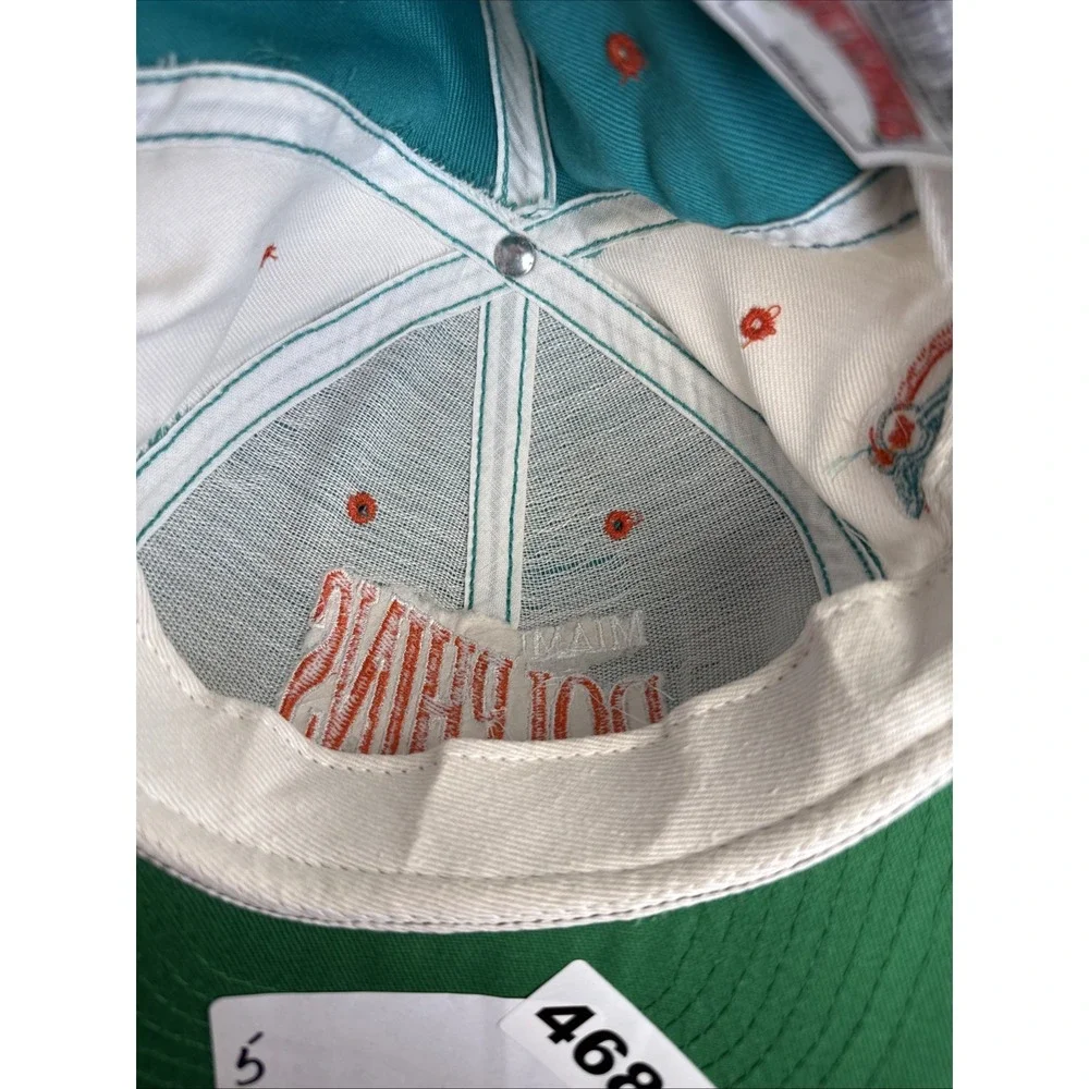 Miami Dolphins Vintage Sports Specialties Trucker Snapback Cap Super Rare 4688‎